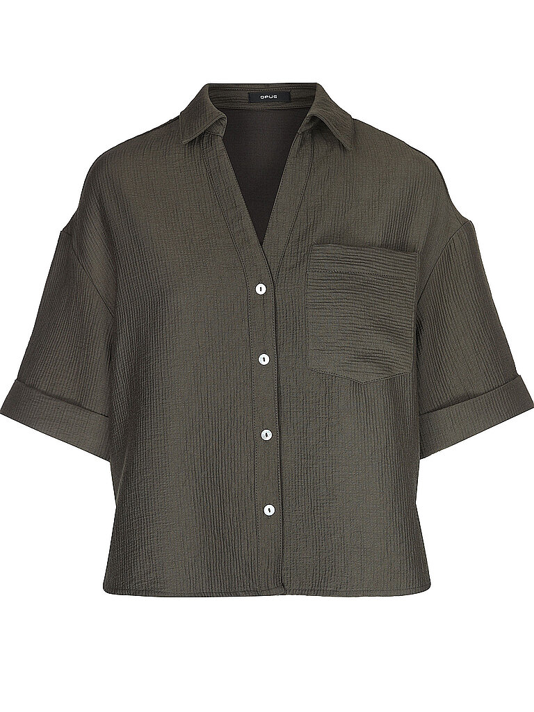 Camicetta FIORA verde scuro 36