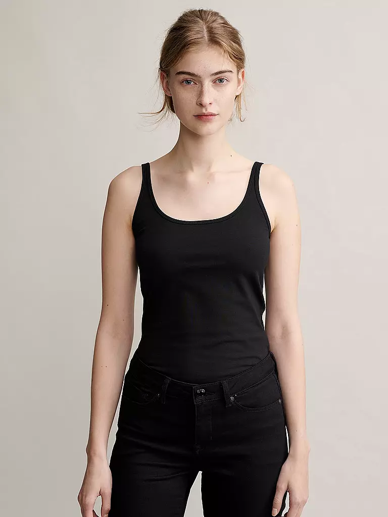 OPUS | Basic Top "Daily A" | Nero