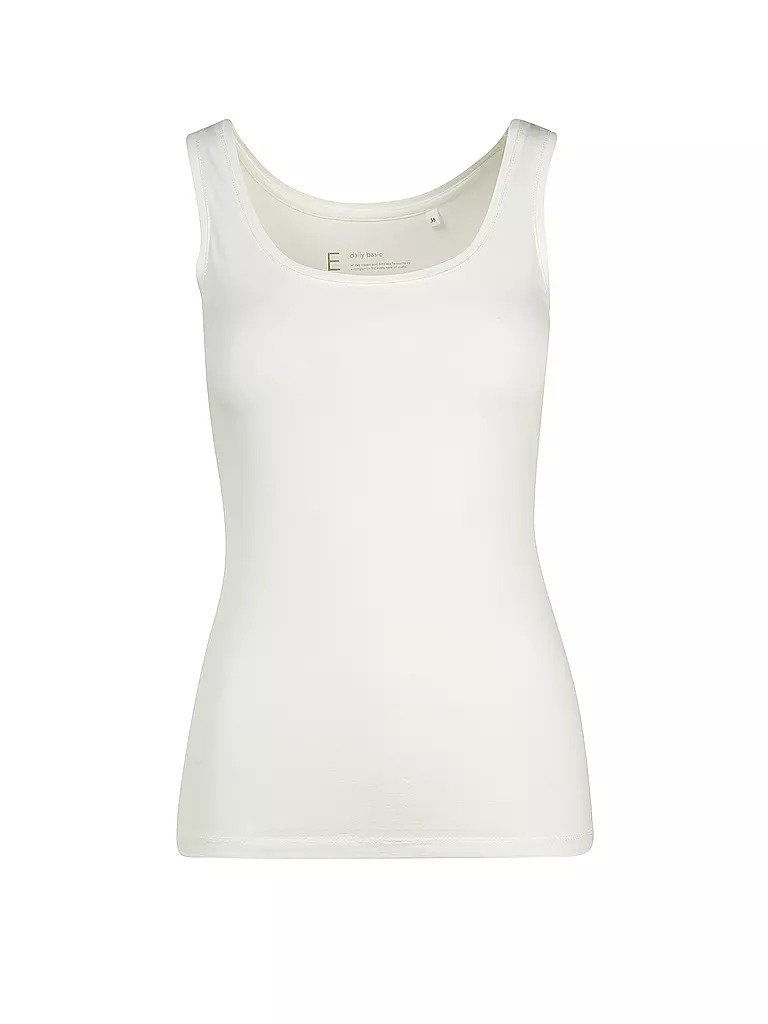 OPUS | Basic Top "Daily E" | Bianco