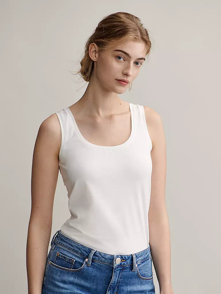 OPUS | Basic Top "Daily E" | Bianco