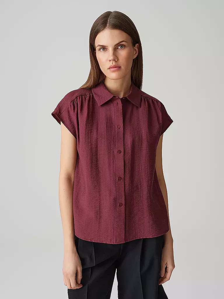 OPUS | Blusa FAIRI | Rosso scuro
