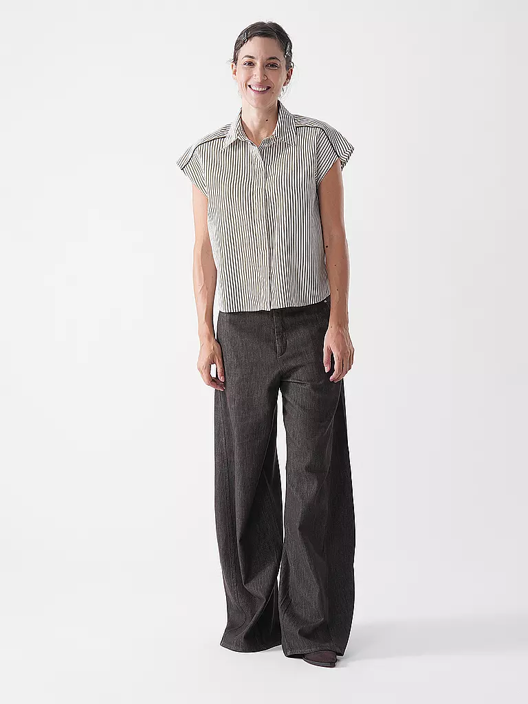 OPUS | Blusa FAMELLA | Verde scuro