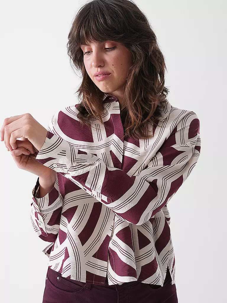 OPUS | Blusa FAMENA LANE | Rosso scuro