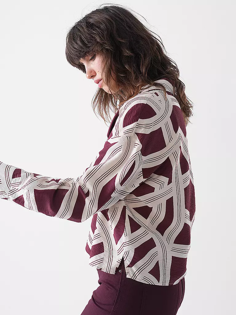OPUS | Blusa FAMENA LANE | Rosso scuro
