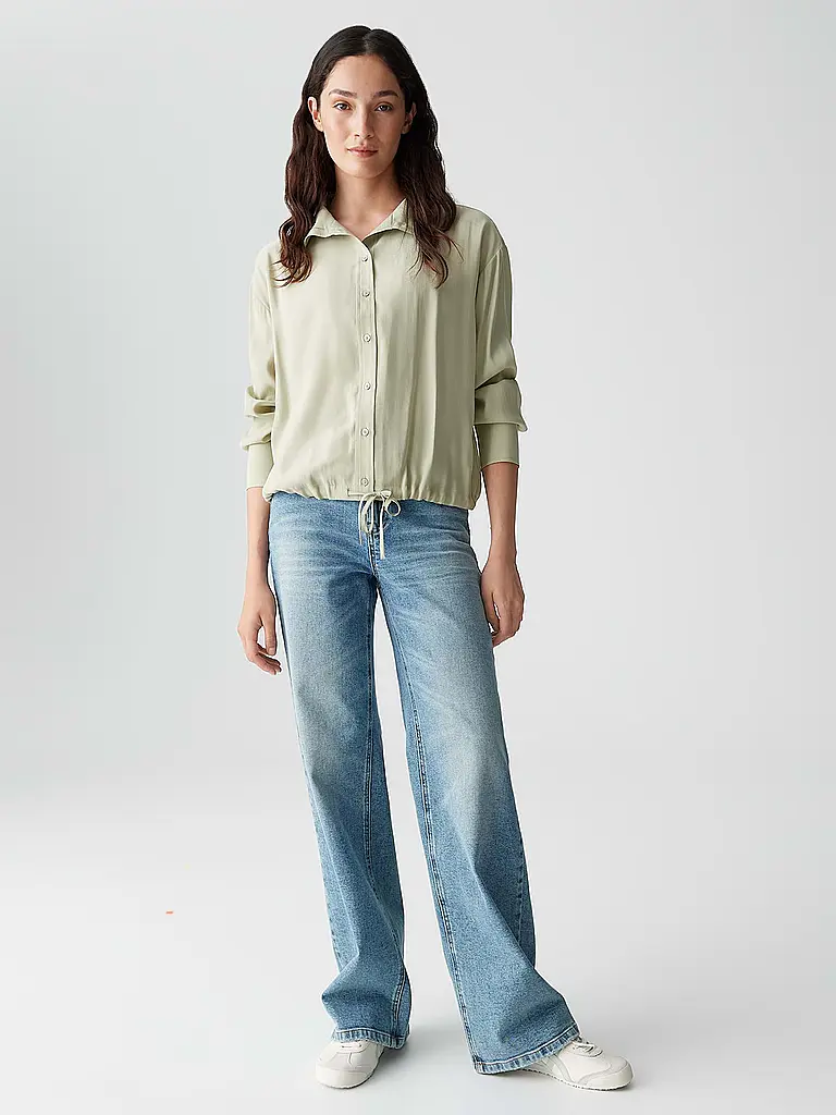 OPUS | Blusa FAYRA | Verde chiaro