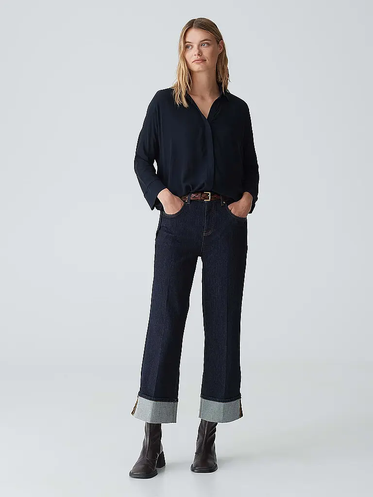 OPUS | Blusa FLAVENA | Blu scuro