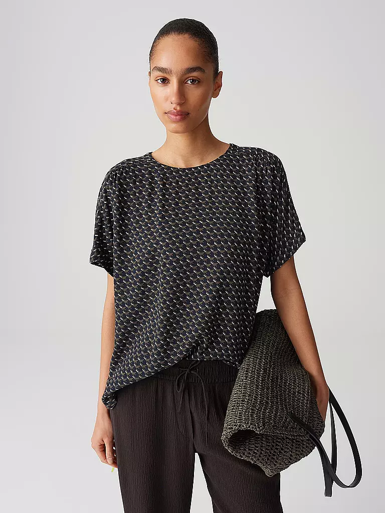 OPUS | Blusa-camicia FEMKA LONDON | Blu scuro