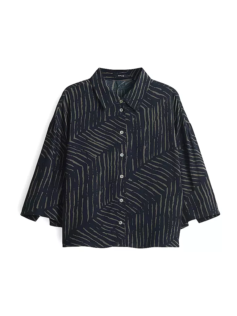 OPUS | Blusa-camicia FIANA | Blu scuro