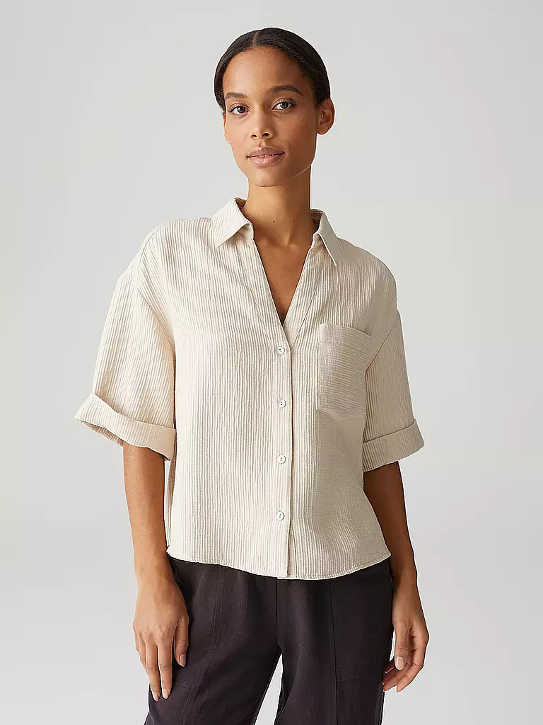 OPUS | Blusa-camicia FIORA | Crema
