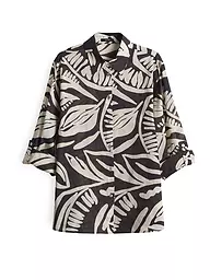 OPUS | Blusa-camicia FUMINE TROPICAL | Marrone
