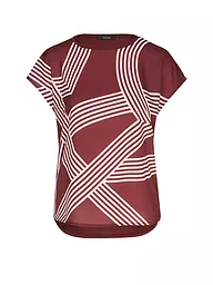 OPUS | Blusa-camicia SABETHI PRINT | Rosso scuro