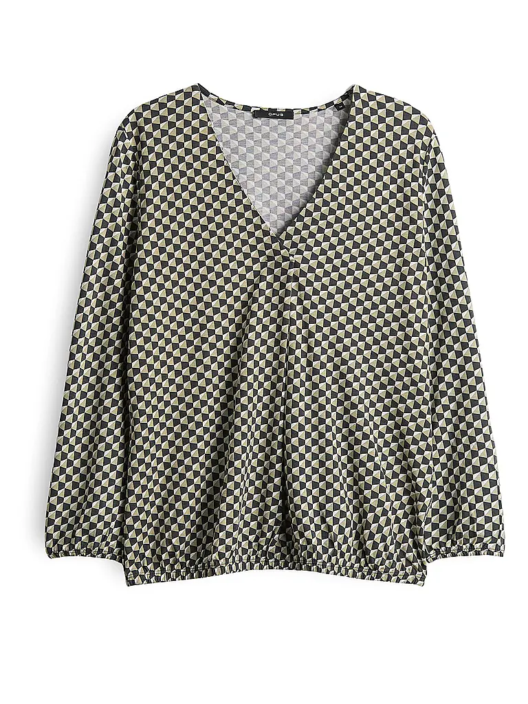 OPUS | Blusa-camicia SANNAH ICONIC | Verde scuro