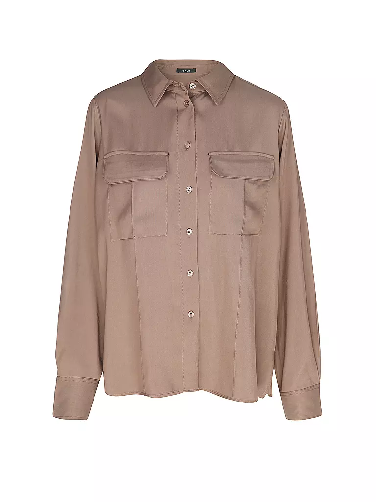 OPUS | Bluse FLARA | Marrone