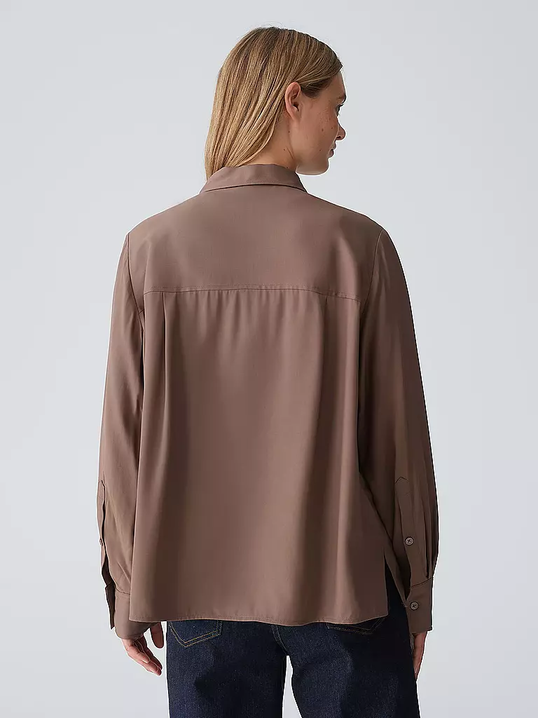 OPUS | Bluse FLARA | Marrone