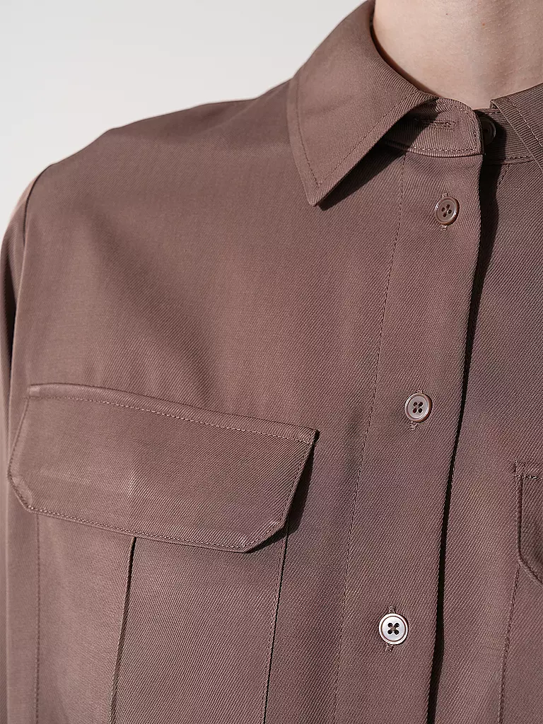 OPUS | Bluse FLARA | Marrone