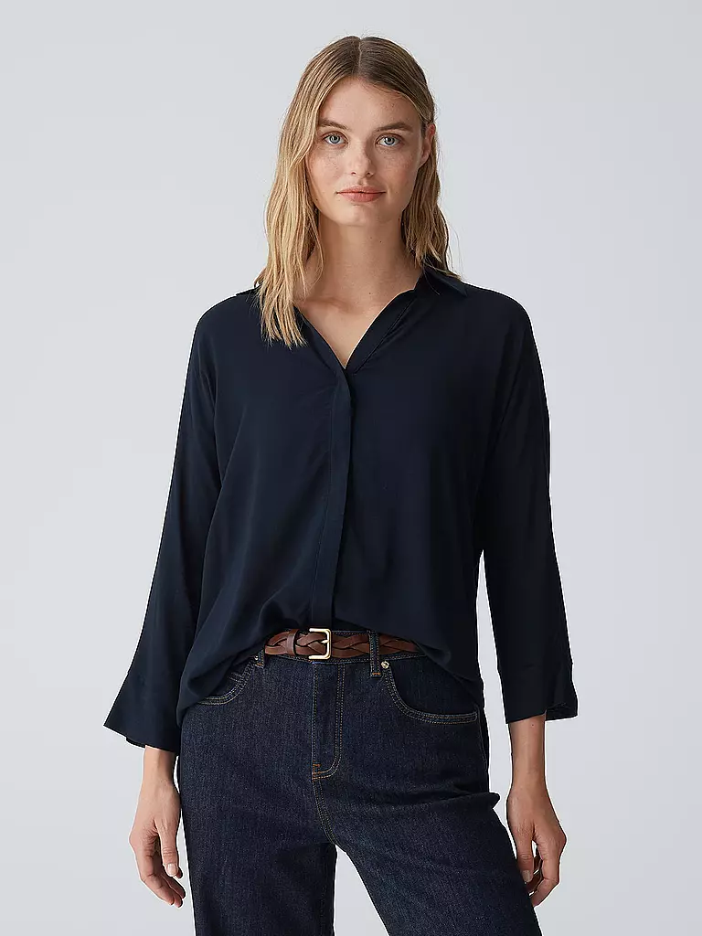 OPUS | Blusenshirt FLAVENA | Blu scuro