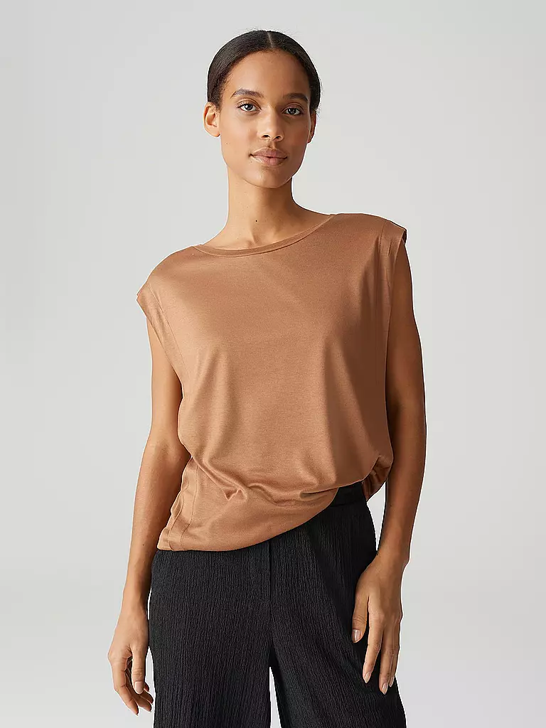 OPUS | Blusenshirt SALLO | Cammello