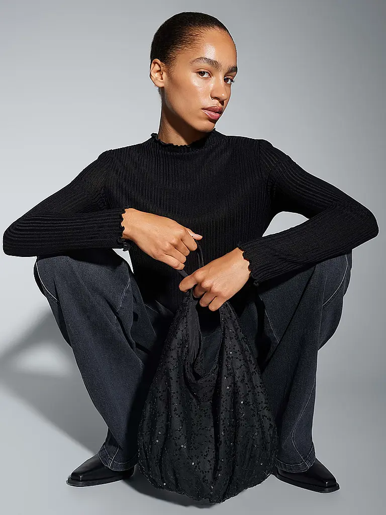 OPUS | Borsa - Hobo Bag ASTERRY | Nero