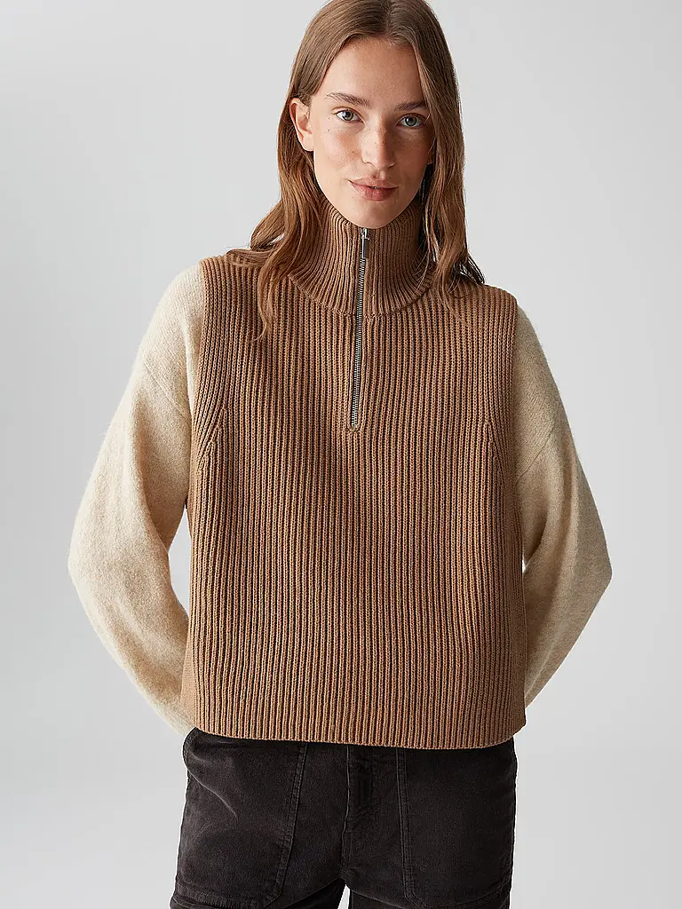 OPUS | Cape - Poncho ABIBO CAPE | Marrone chiaro