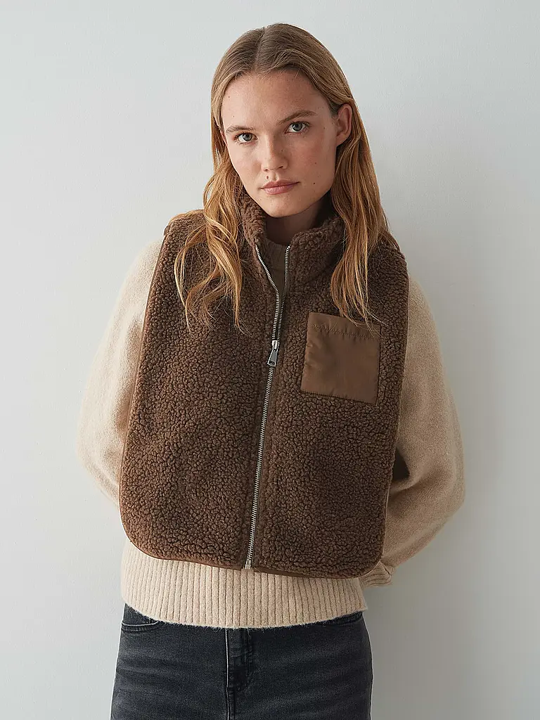 OPUS | Cape - Poncho ATUBA CAPE | Marrone