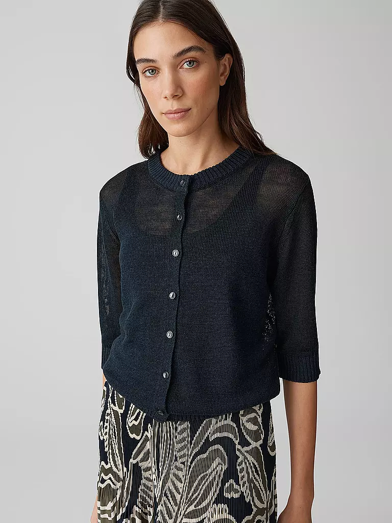 OPUS | Cardigan DATINA | Blu scuro