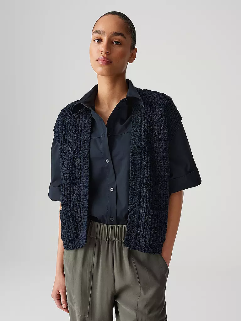OPUS | Cardigan DIMOLA | Blu scuro