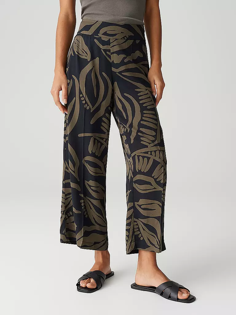 OPUS | Culotte MISHA TROPICAL | Blu scuro