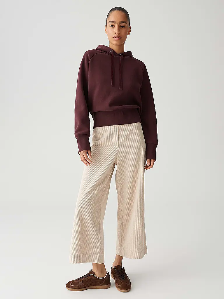 OPUS | Felpa con cappuccio - Hoodie GESIKA | Rosso scuro
