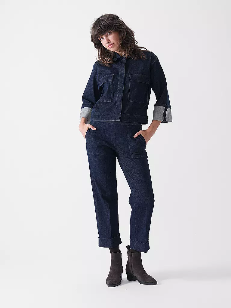 OPUS | Giacca di jeans HOLLICE | Blu scuro