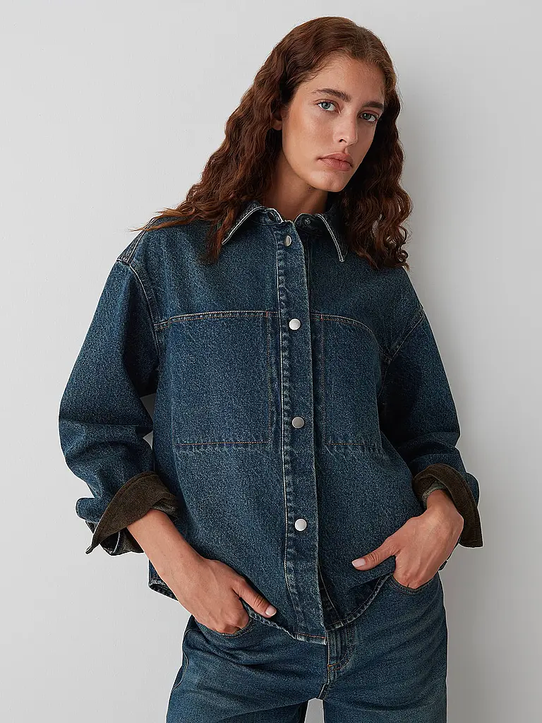 OPUS | Giacca di jeans JASPA | Blu scuro