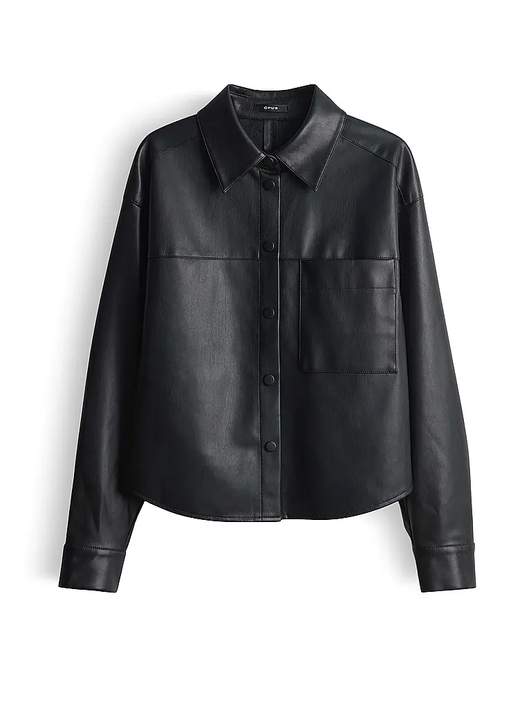 OPUS | Giacca effetto pelle FEDGY | Nero