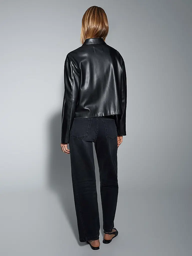 OPUS | Giacca effetto pelle JOSMICA | Nero