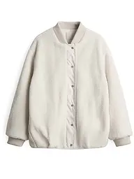 OPUS | Giacca effetto pelliccia HULDA | Crema