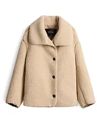 OPUS | Giacca in pelliccia sintetica HAFINE | Beige