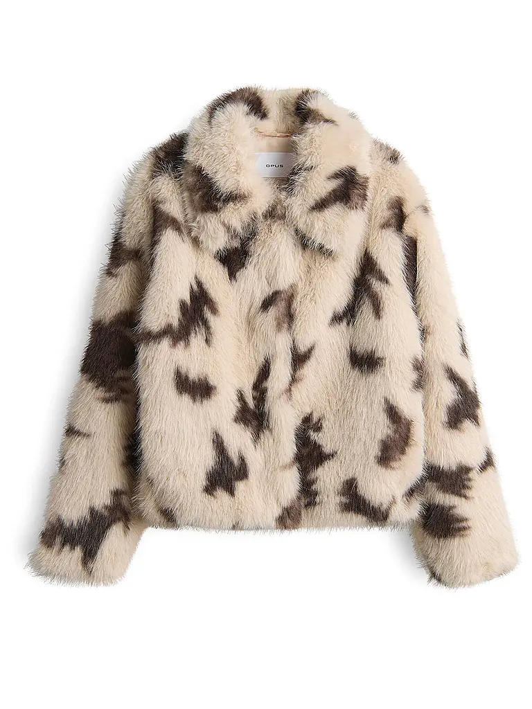 OPUS | Giacca in pelliccia sintetica HAJORA | Beige