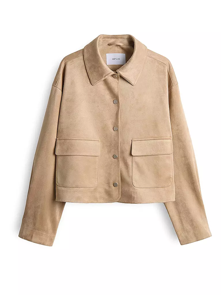 OPUS | Giacca in similpelle JELIS | Beige
