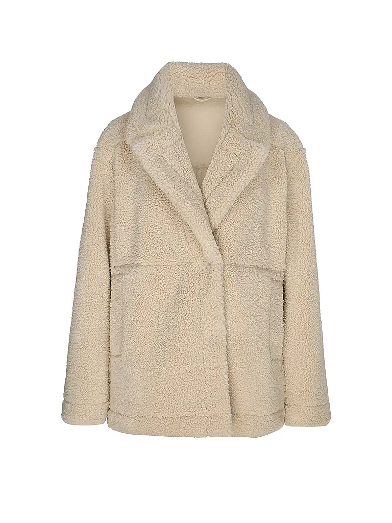 OPUS | Giacca reversibile in pelliccia sintetica HENOLA | Beige