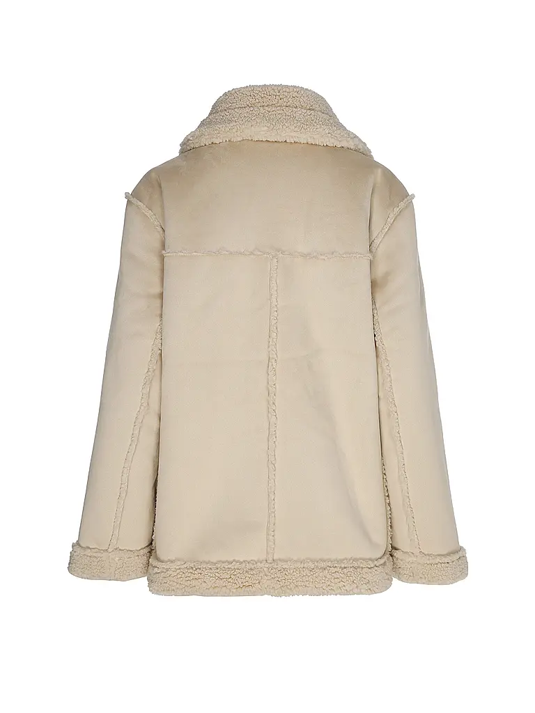 OPUS | Giacca reversibile in pelliccia sintetica HENOLA | Beige