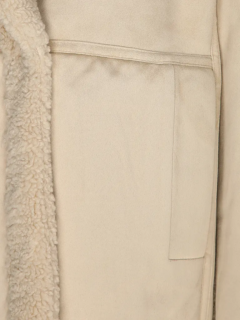 OPUS | Giacca reversibile in pelliccia sintetica HENOLA | Beige