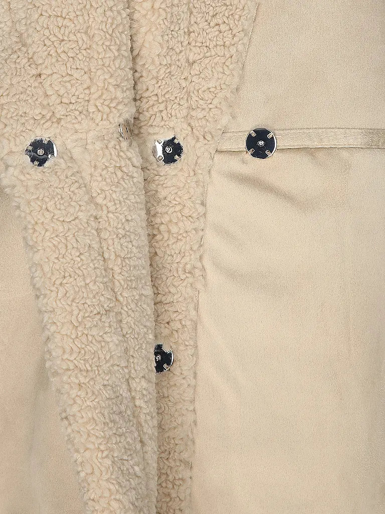 OPUS | Giacca reversibile in pelliccia sintetica HENOLA | Beige