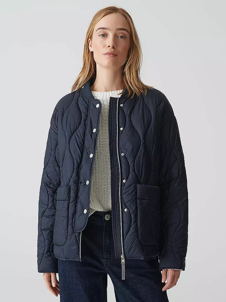 OPUS | Giacca trapuntata leggera HALOTTE | Blu scuro