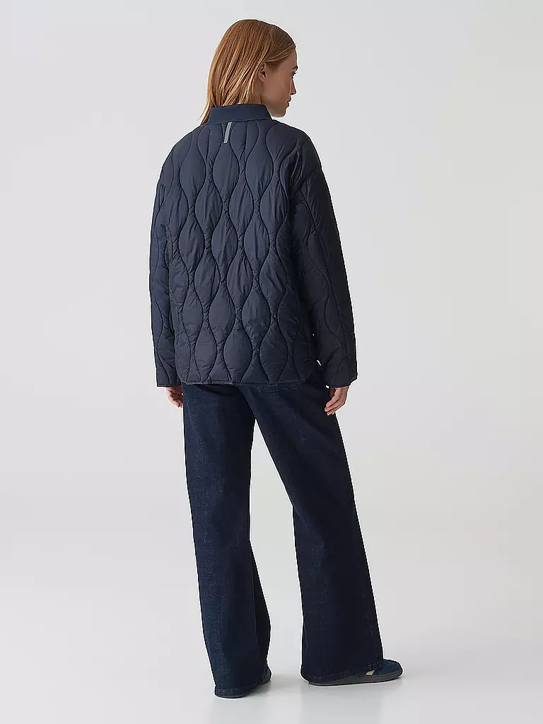 OPUS | Giacca trapuntata leggera HALOTTE | Blu scuro
