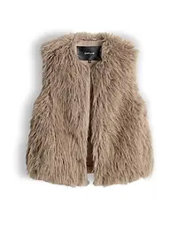 OPUS | Gilet in pelliccia sintetica WONDRA | Cammello