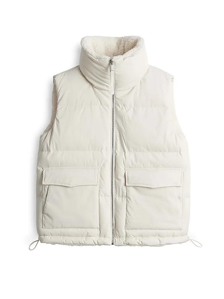 OPUS | Gilet trapuntato reversibile WENDARA | Crema