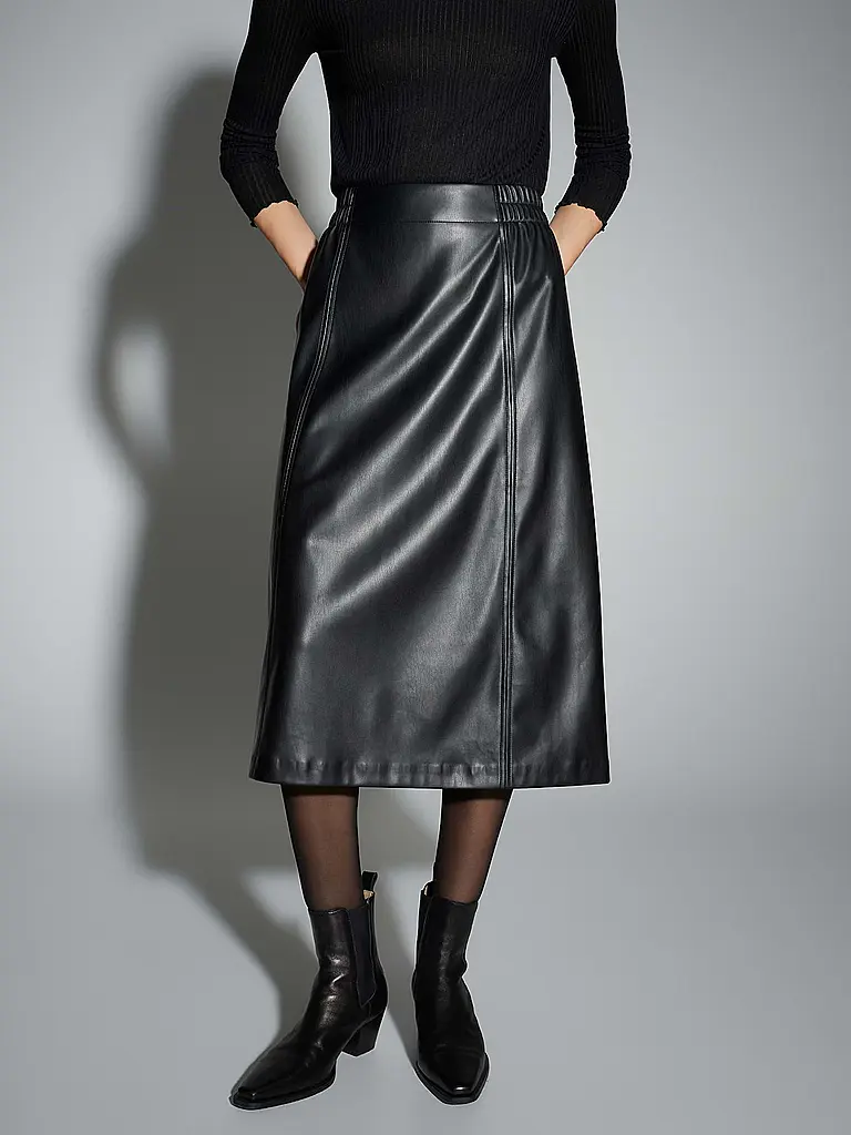 OPUS | Gonna in similpelle ROGA | Nero