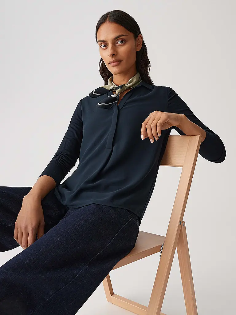 OPUS | Hemdbluse FRERA | Blu scuro