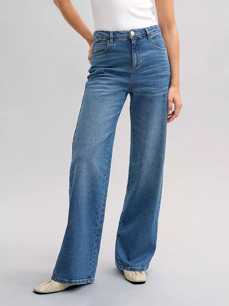 OPUS | Jeans a gamba larga MIVY | Blu