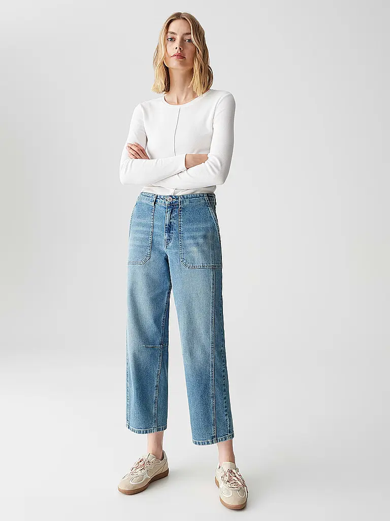 OPUS | Jeans Boyfriend Fit LOLAH CARGO | Blu