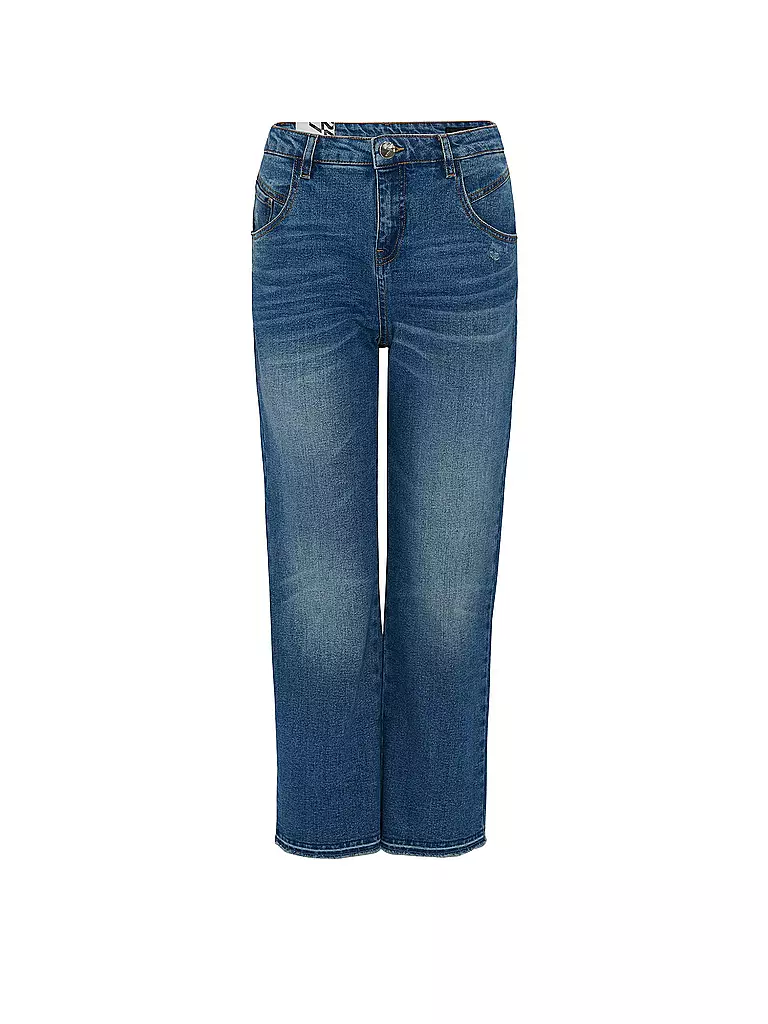 OPUS | Jeans Flared Fit 7/8 LANI TWIST | Blu