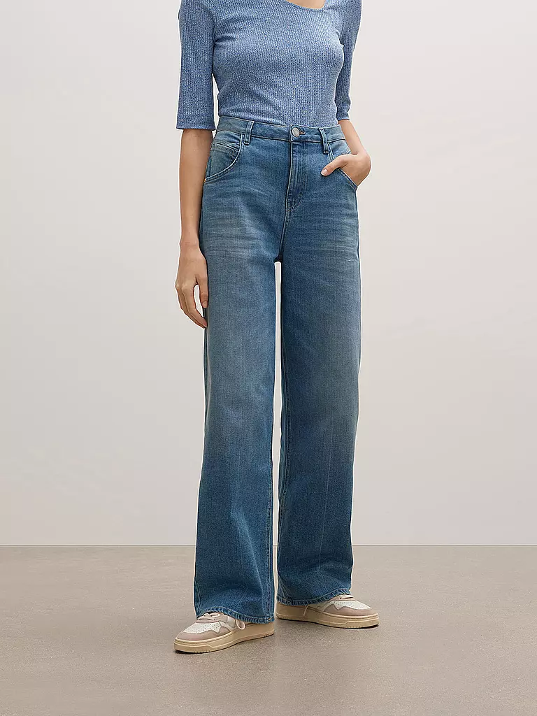 OPUS | Jeans Flared Fit MIBERTA | Blu